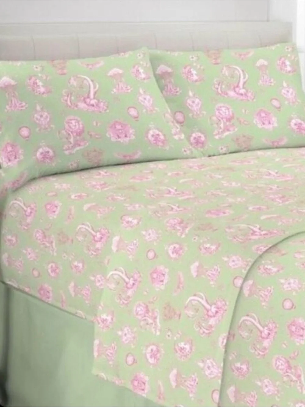 Wicked Katie Kime Pink Gingham Ruffled Comforter and Sheet Set - FULL